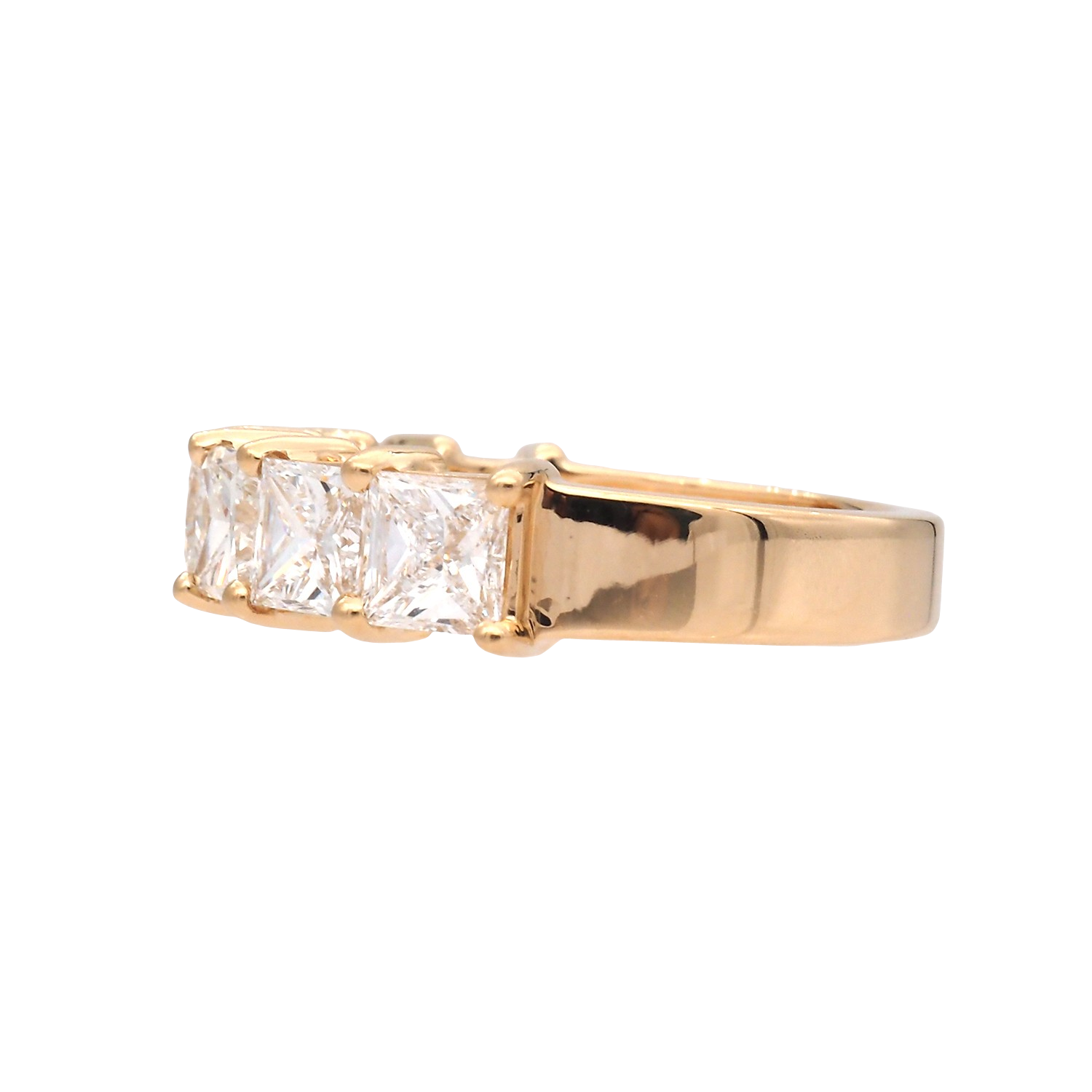 Elegant Princess Cut Diamond Full Eternity Ring