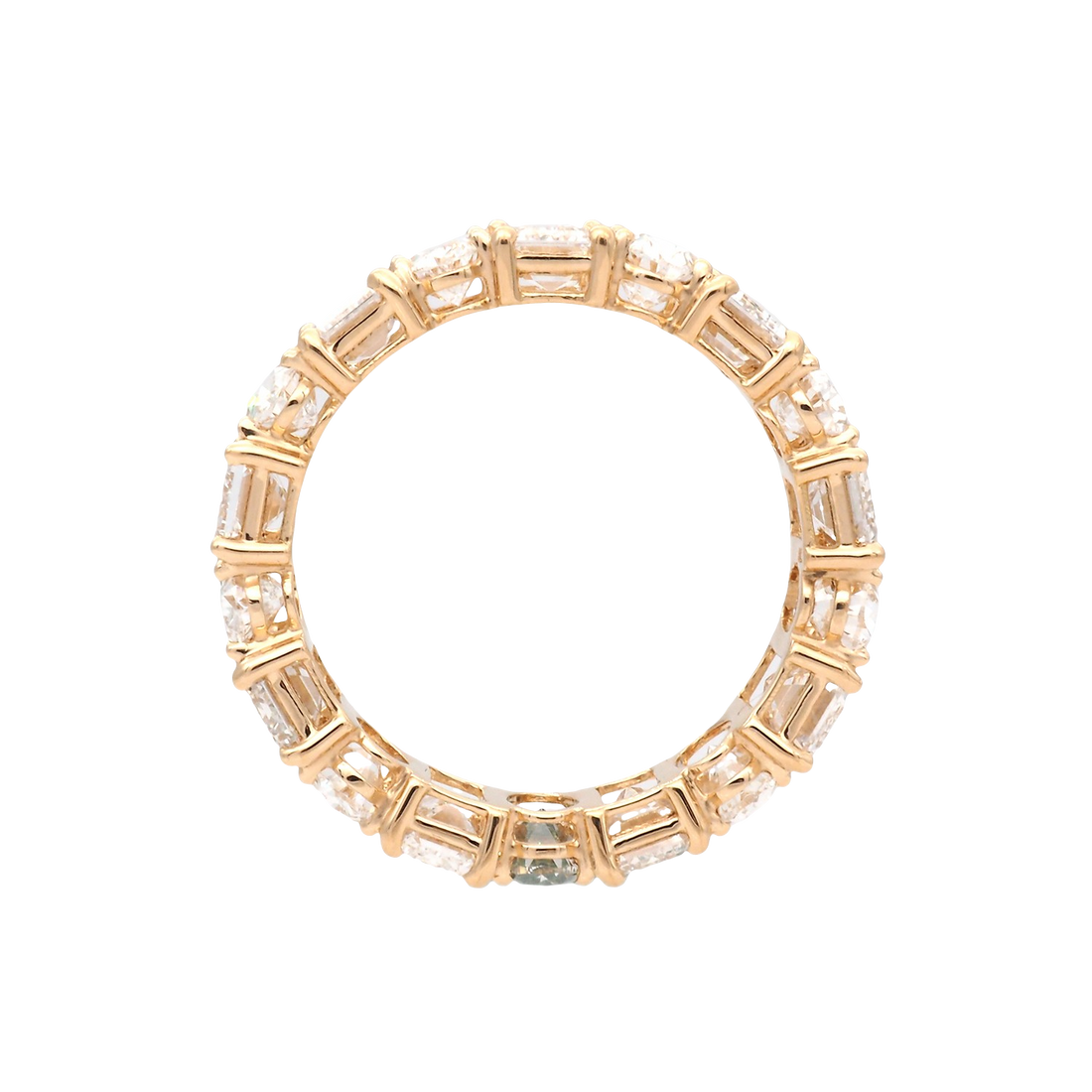Elegant Mixed-Cut Lab-Grown Diamond Band