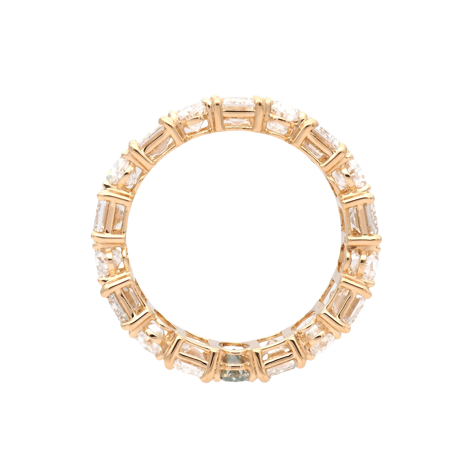 Elegant Mixed-Cut Lab-Grown Diamond Band