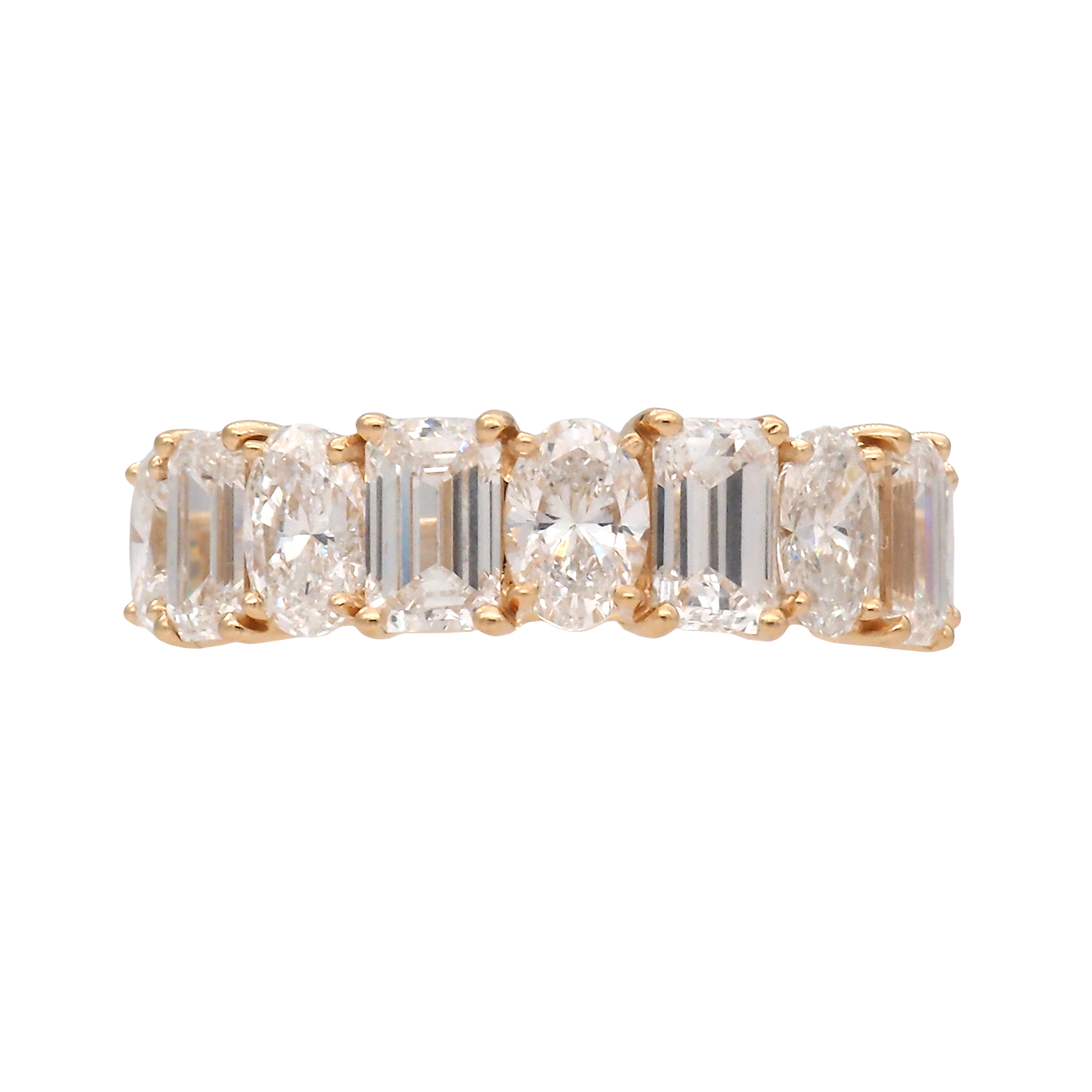 Elegant Yellow Gold Lab-Grown Diamond Band