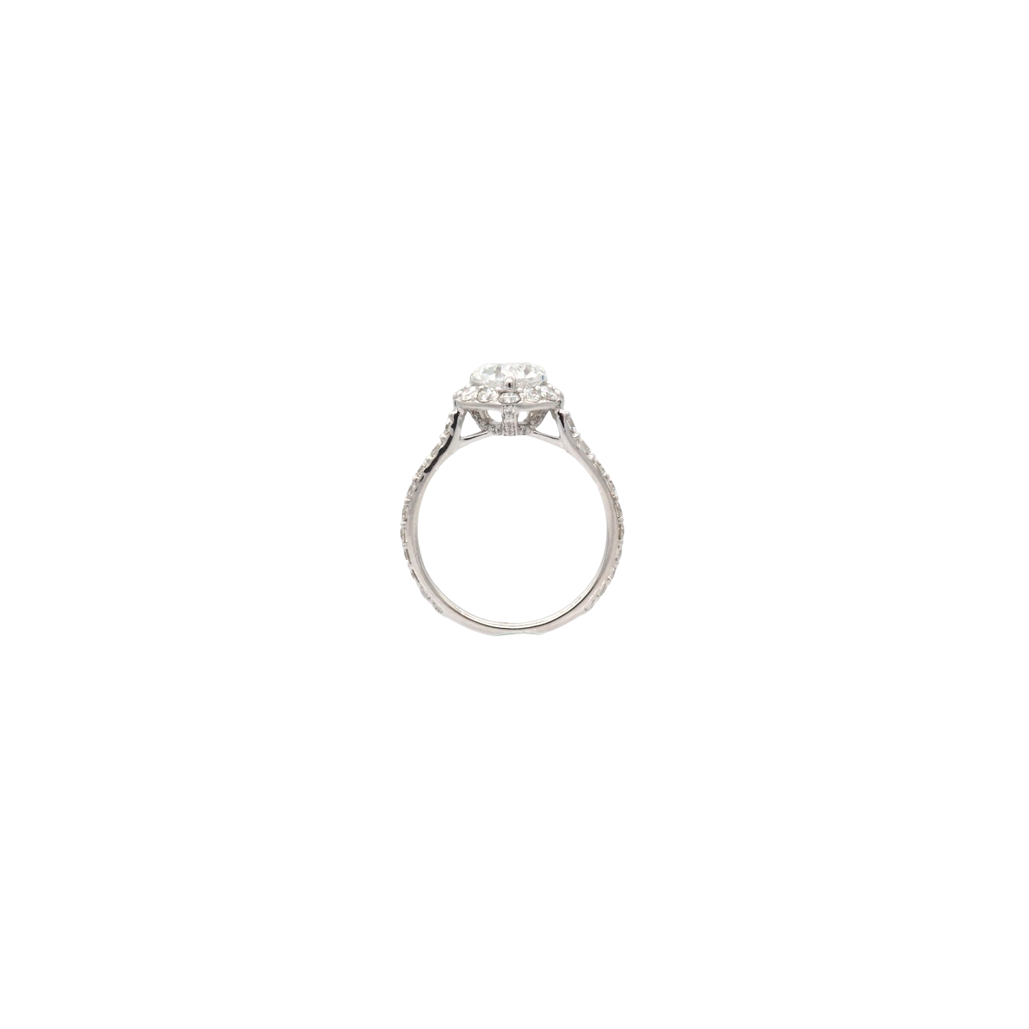 Elegant Heart-Shaped Lab-Grown Diamond Ring