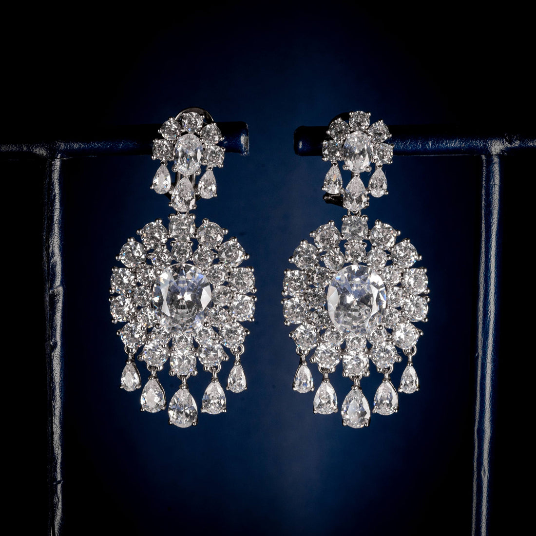 Crystal Royale Zircon Chandelier Earrings