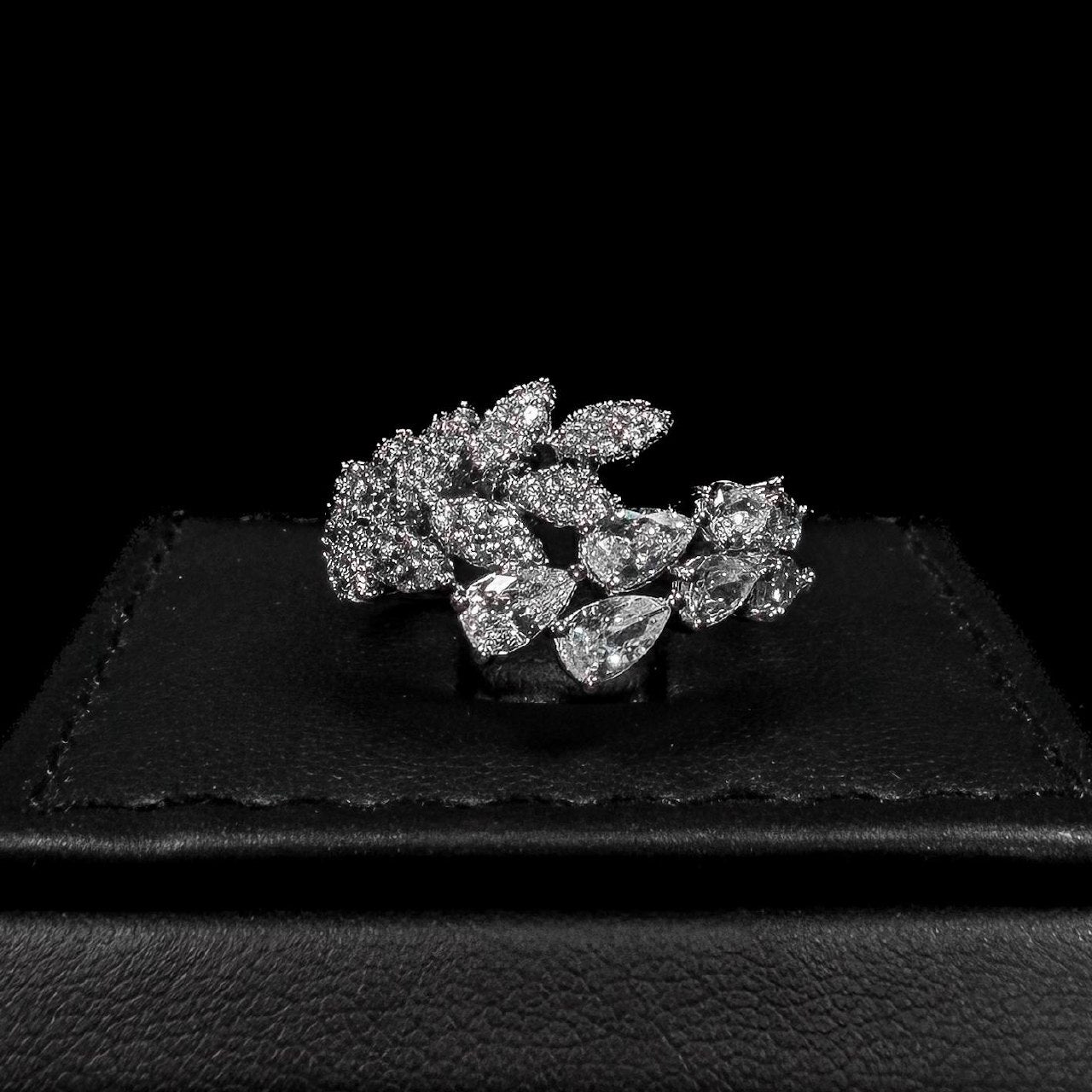 Crystal Laurel White Zircon Full Set