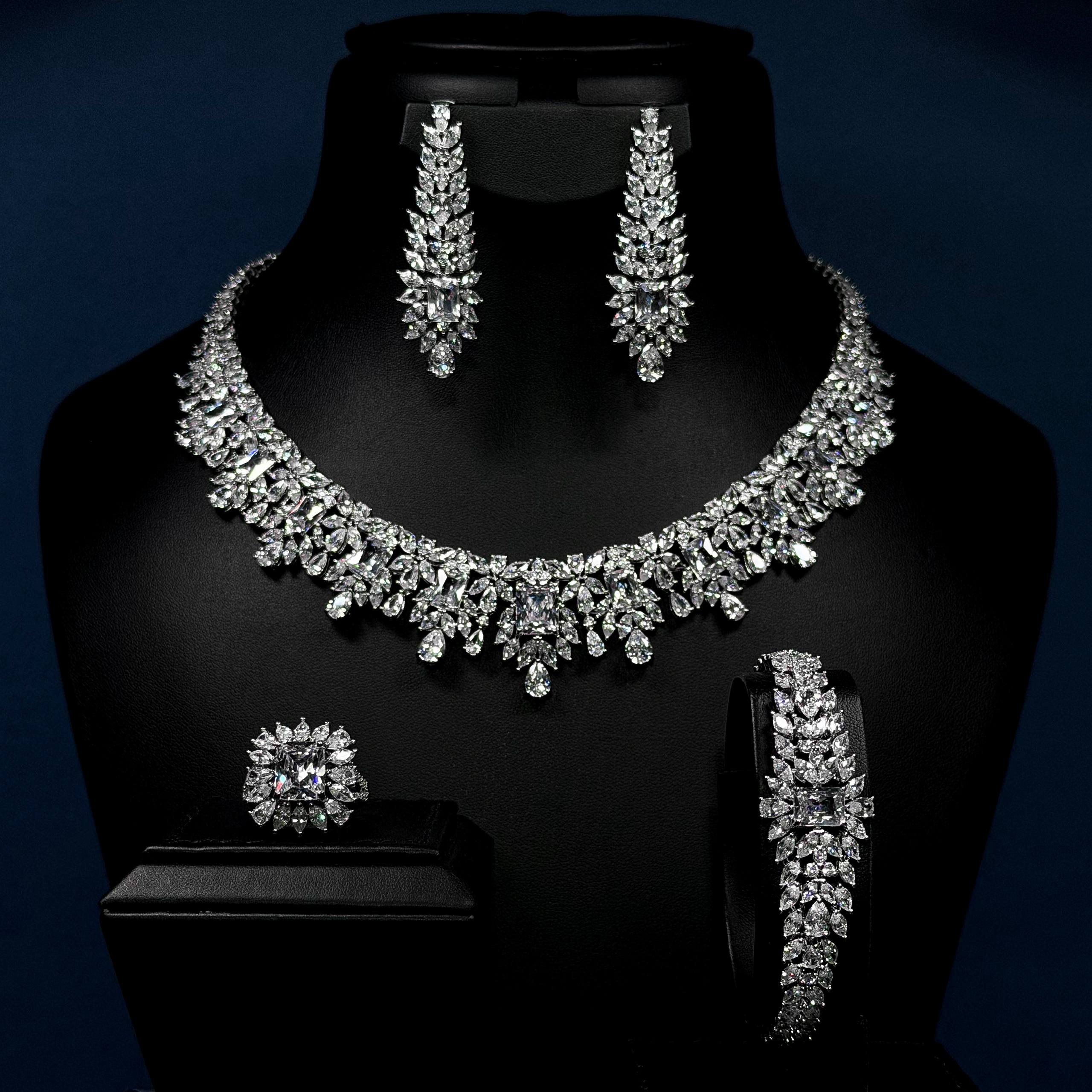 Regal Crystal White Zircon Full Set
