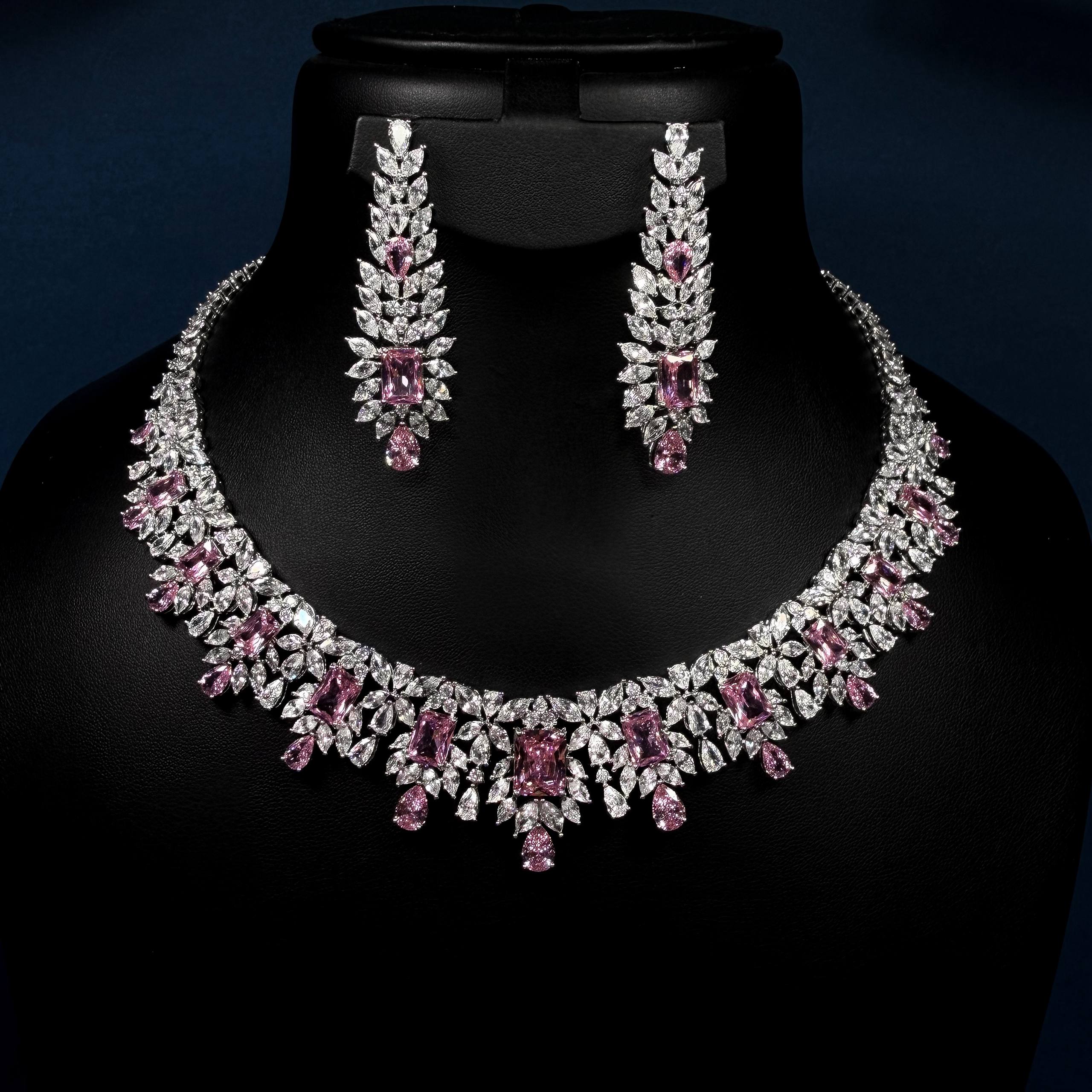 Rose Majesty Pink Zircon Full Set