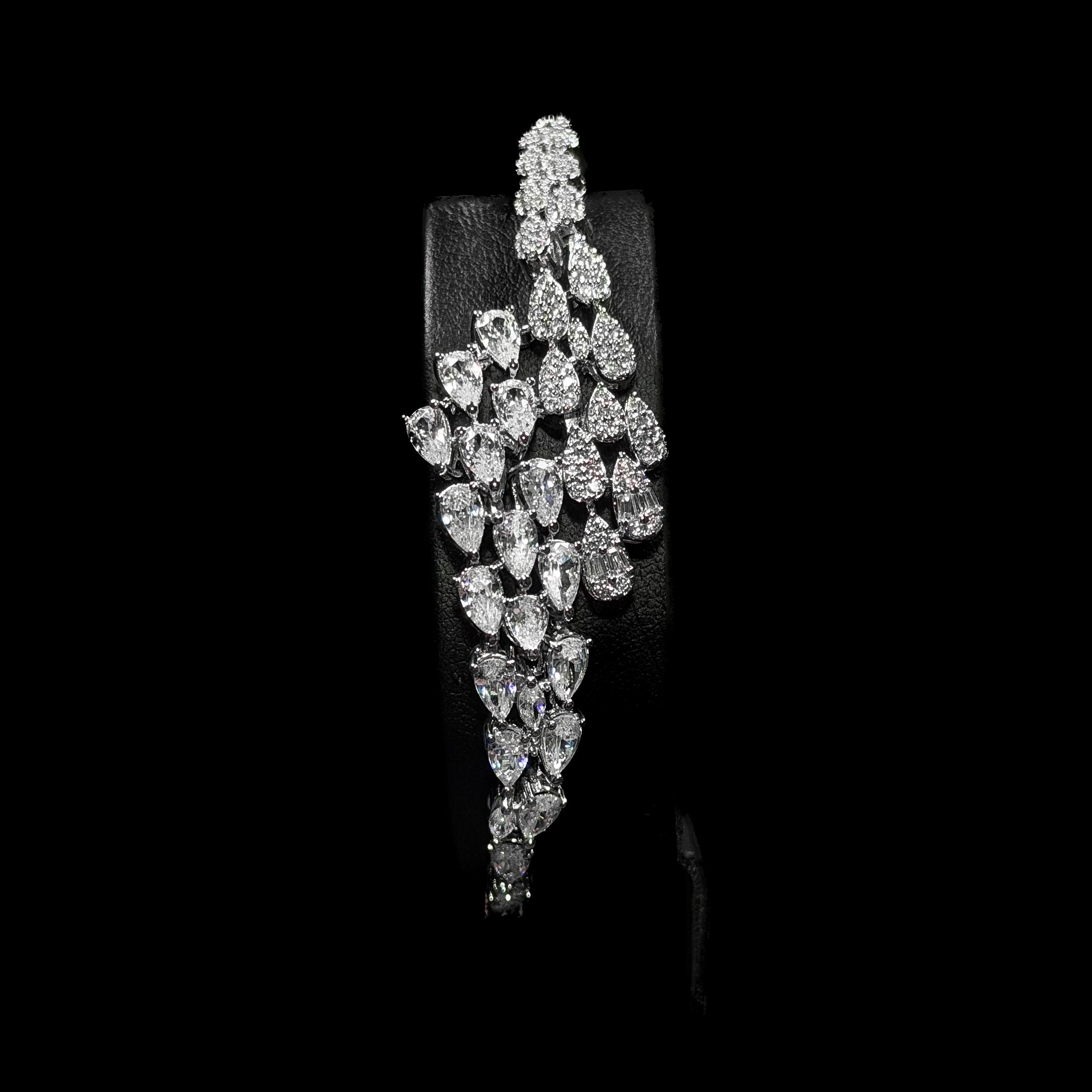 Celestial Cascade White Zircon Full Set