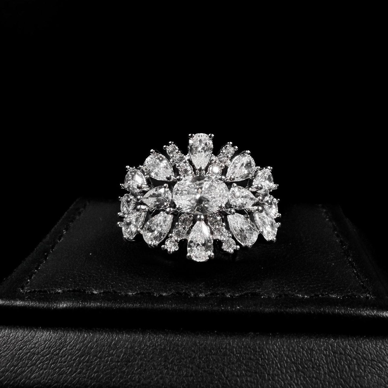Majestic Fringe White Zircon Full Set