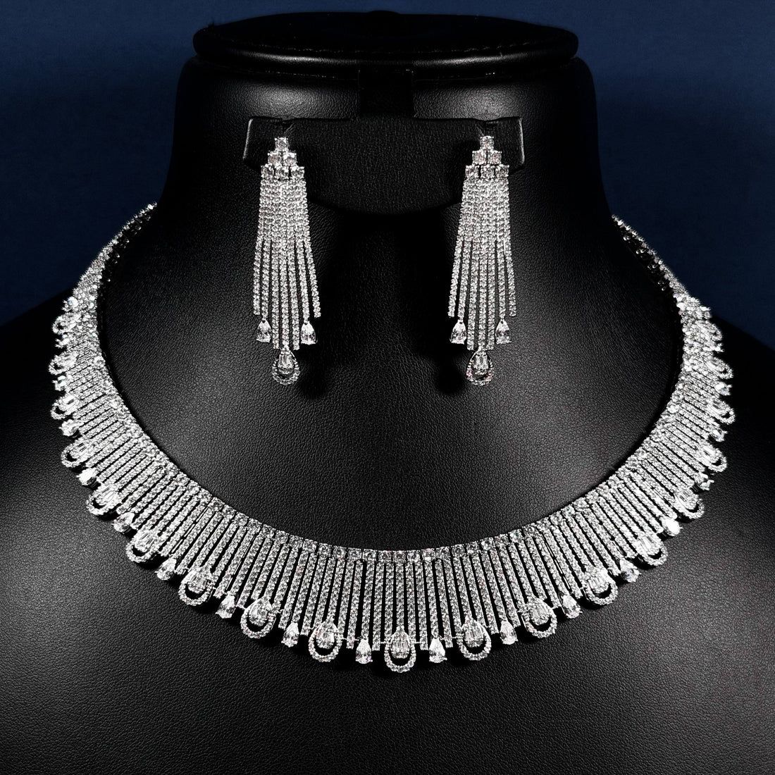 Regalia Fringe White Zircon Full Set