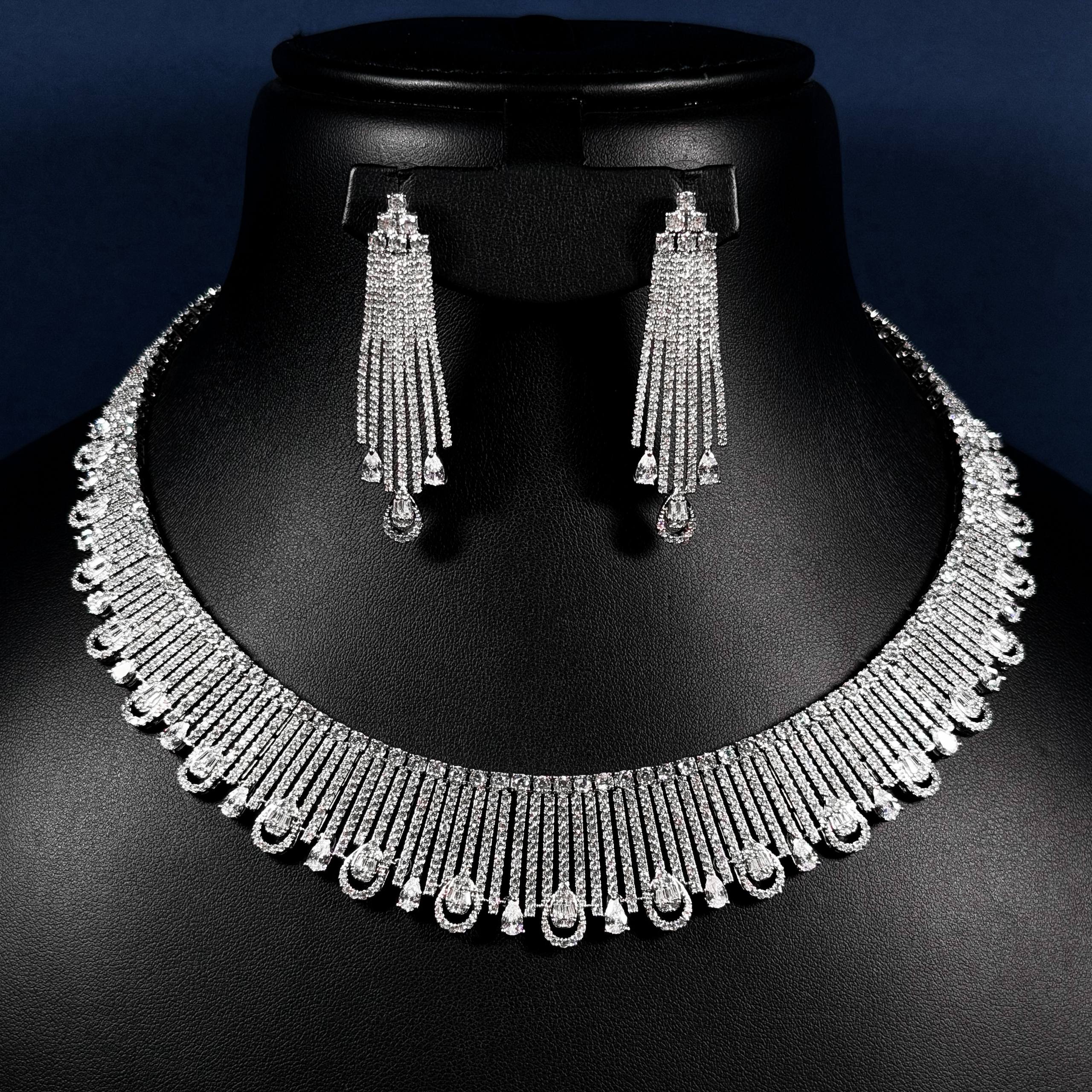 Regalia Fringe White Zircon Full Set
