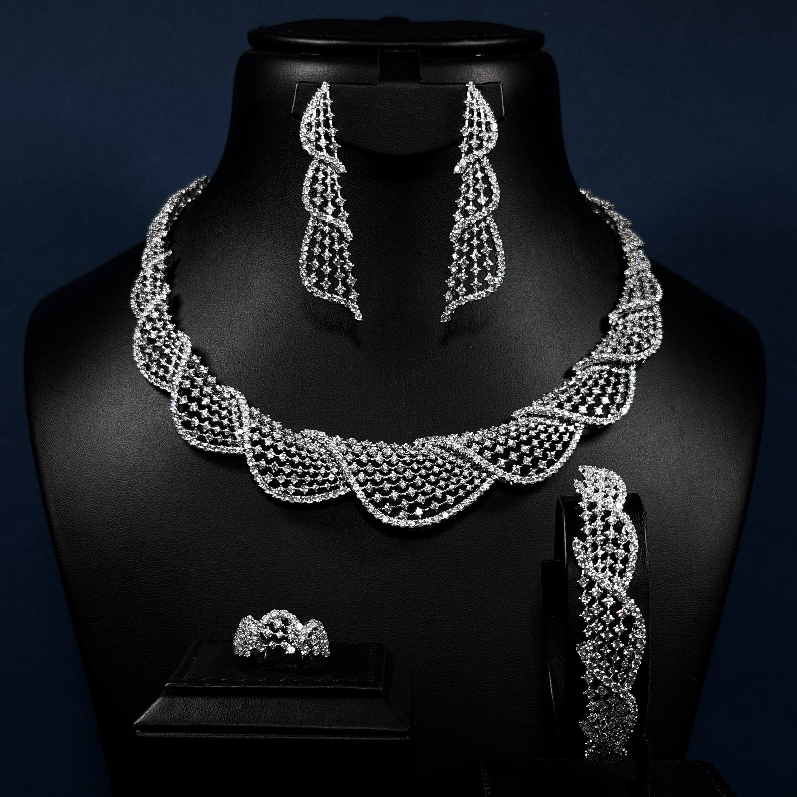 Lace Royale White Zircon Full Set