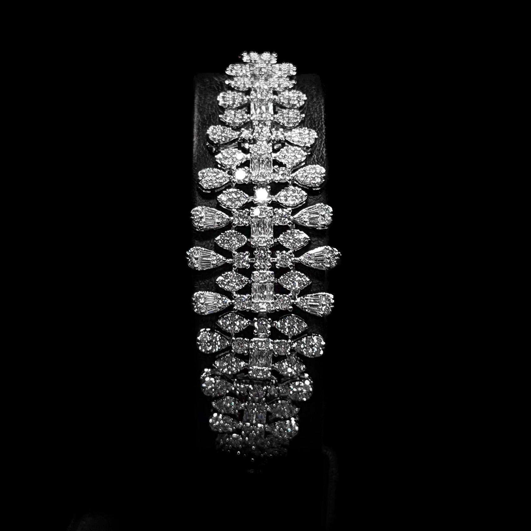 Crystal Rain White Zircon Full Set