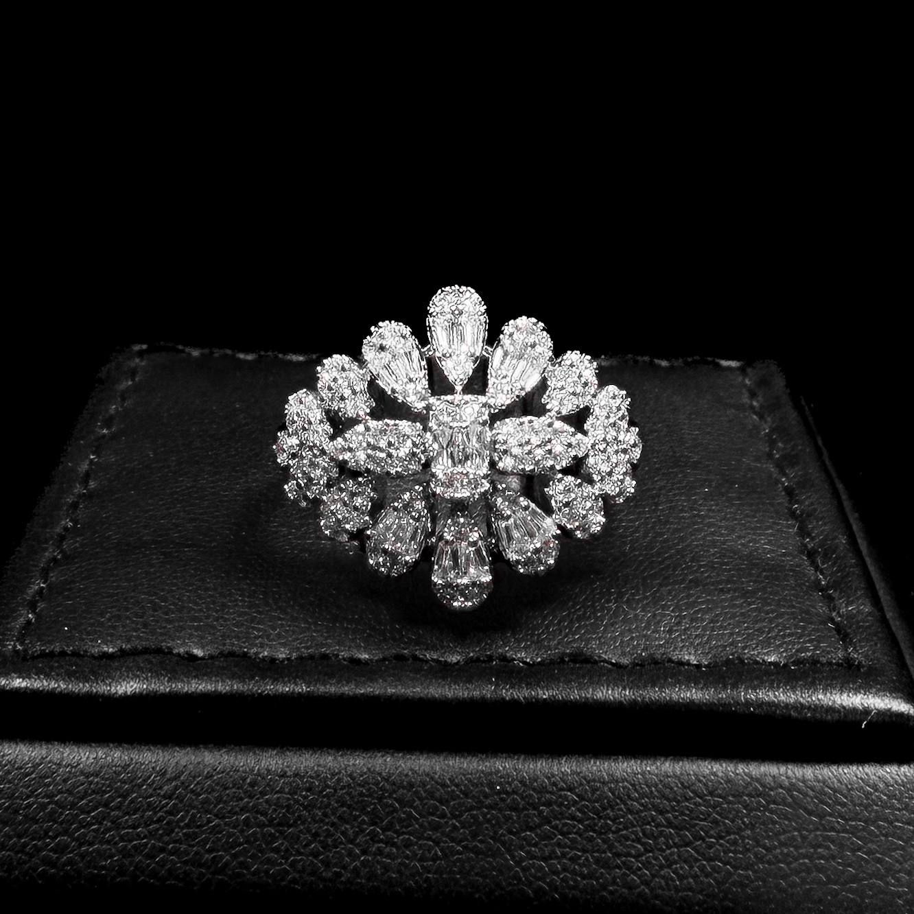 Crystal Rain White Zircon Full Set