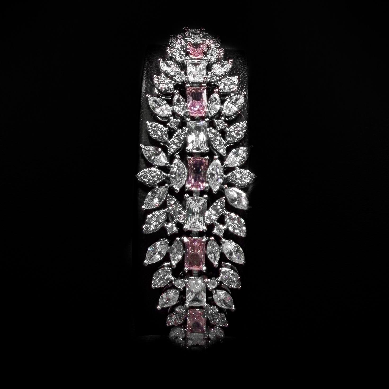 Lilac Veil Pink Zircon Full Set