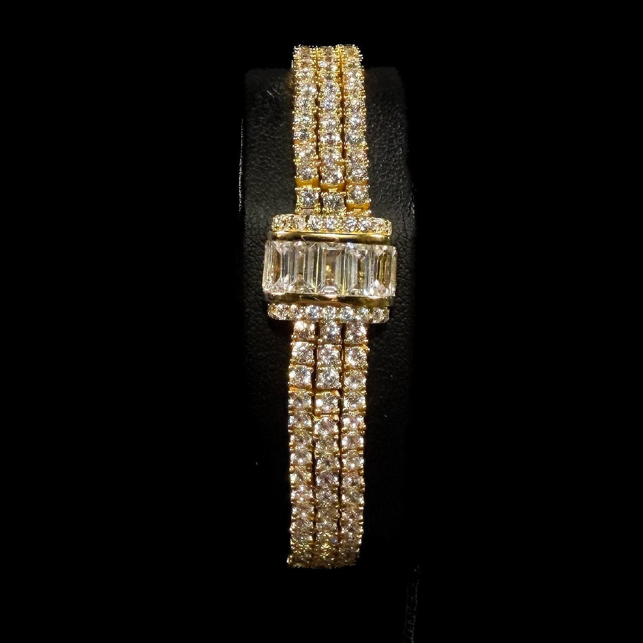 Golden Cascade White 925 Silver Full Set