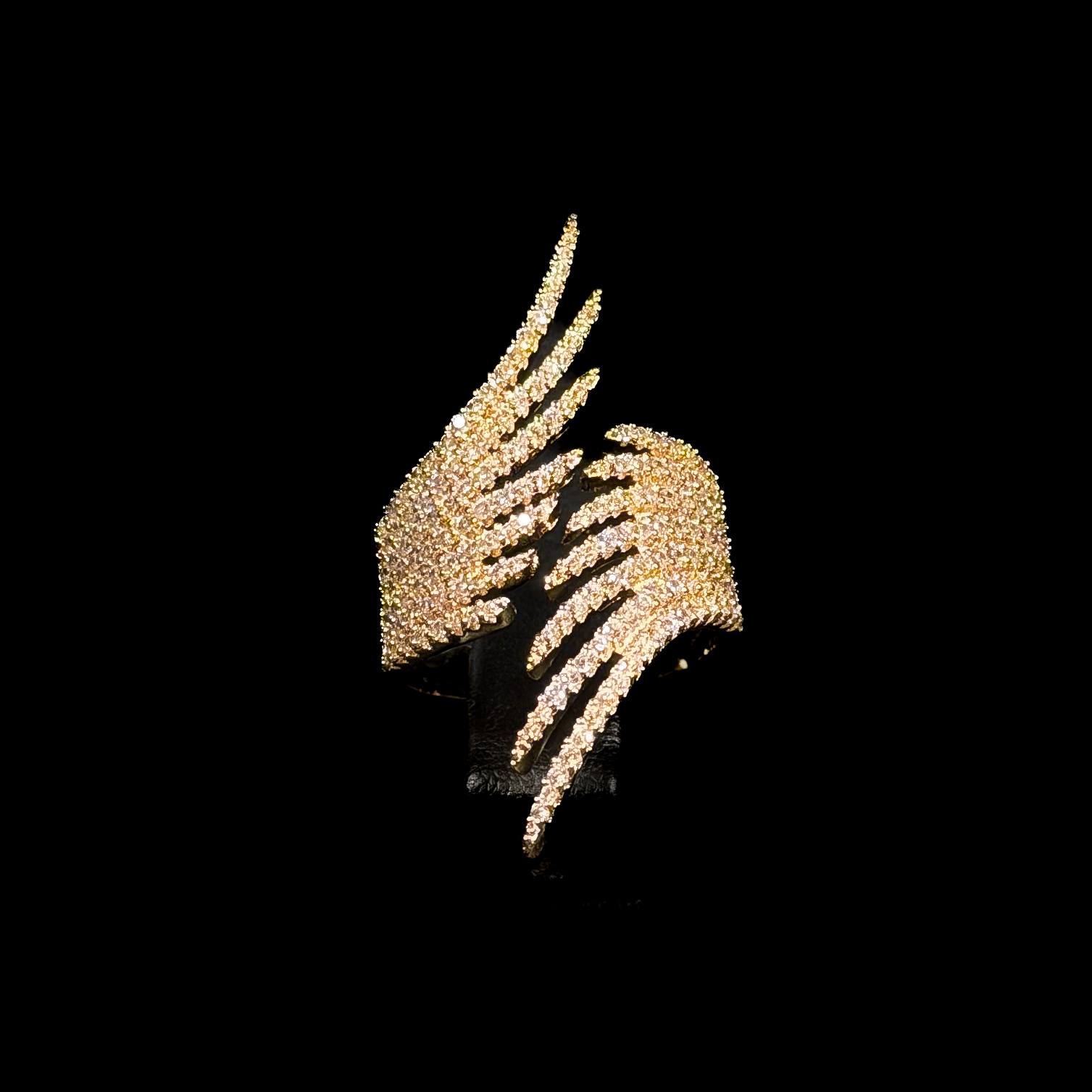 Aurelia Wing White Zircon Gold Plated Full Set