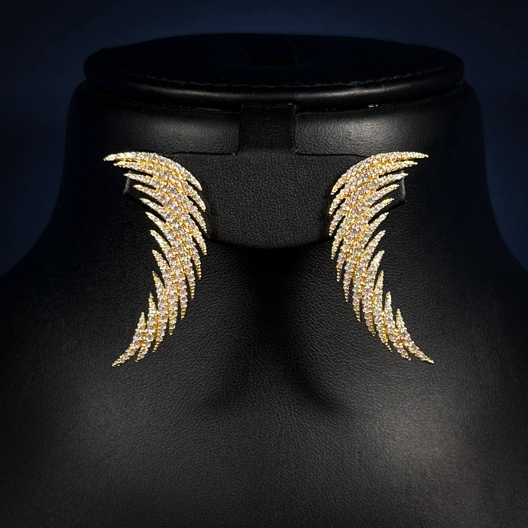 Aurelia Wing White Zircon Gold Plated Full Set
