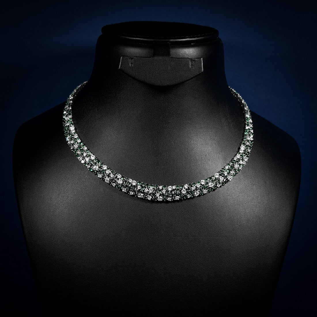 Emerald Cascade Green Zircon Full Set