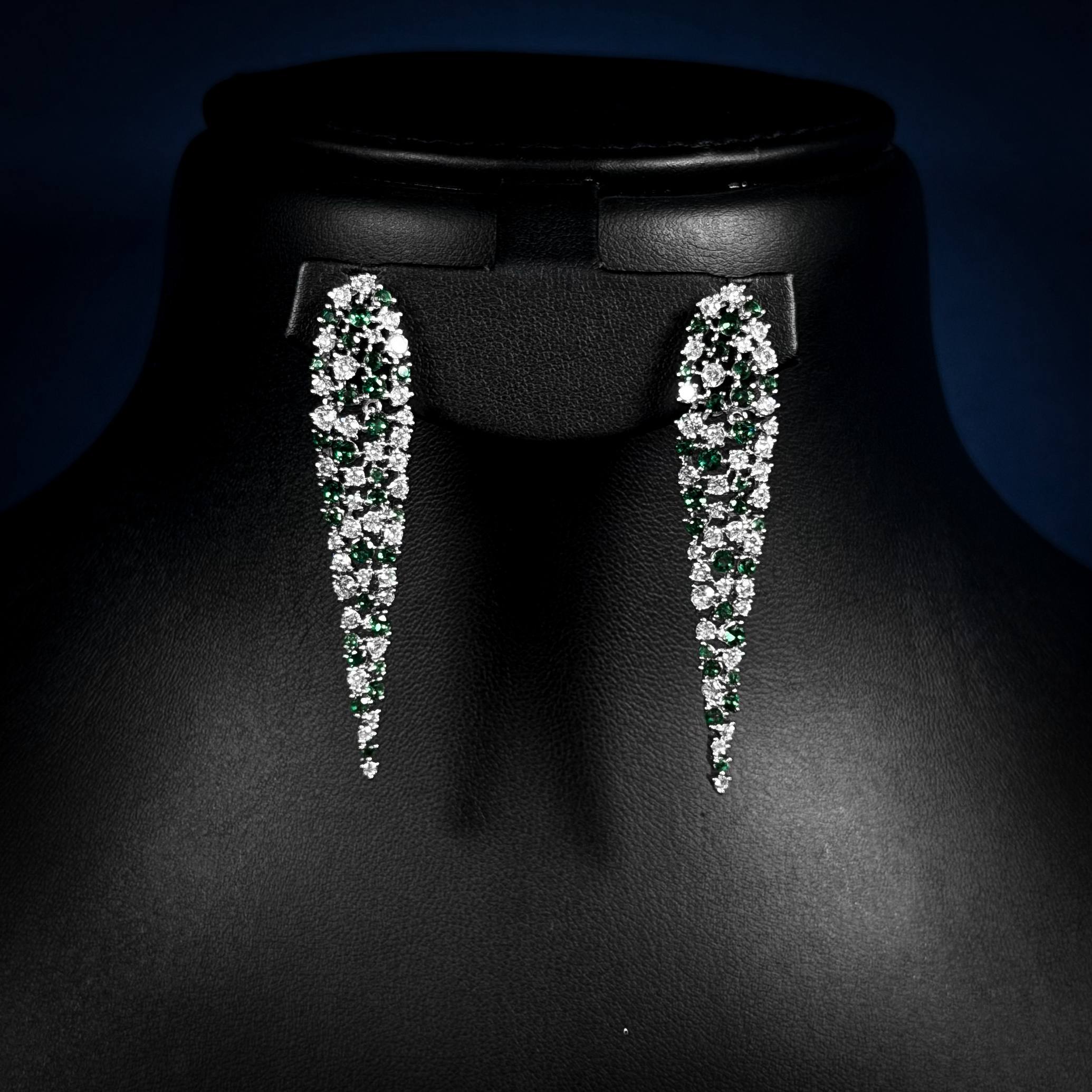 Emerald Cascade Green Zircon Full Set