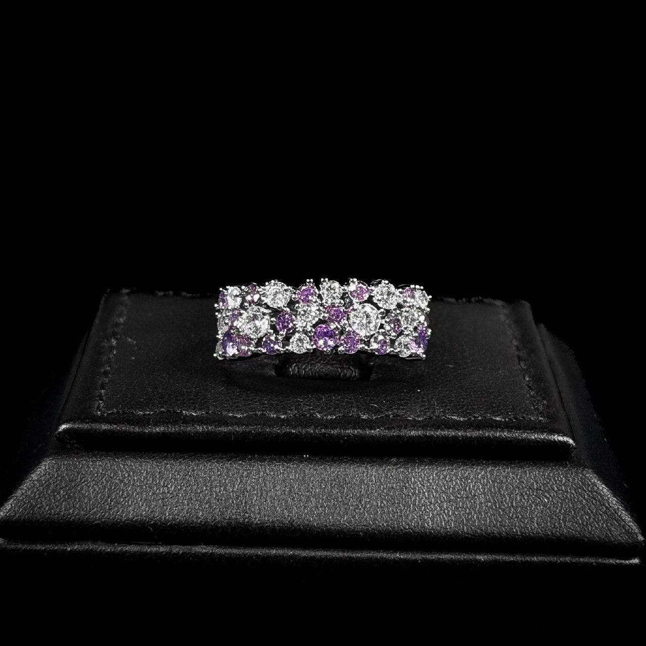 Amethyst Glow Purple Zircon Full Set