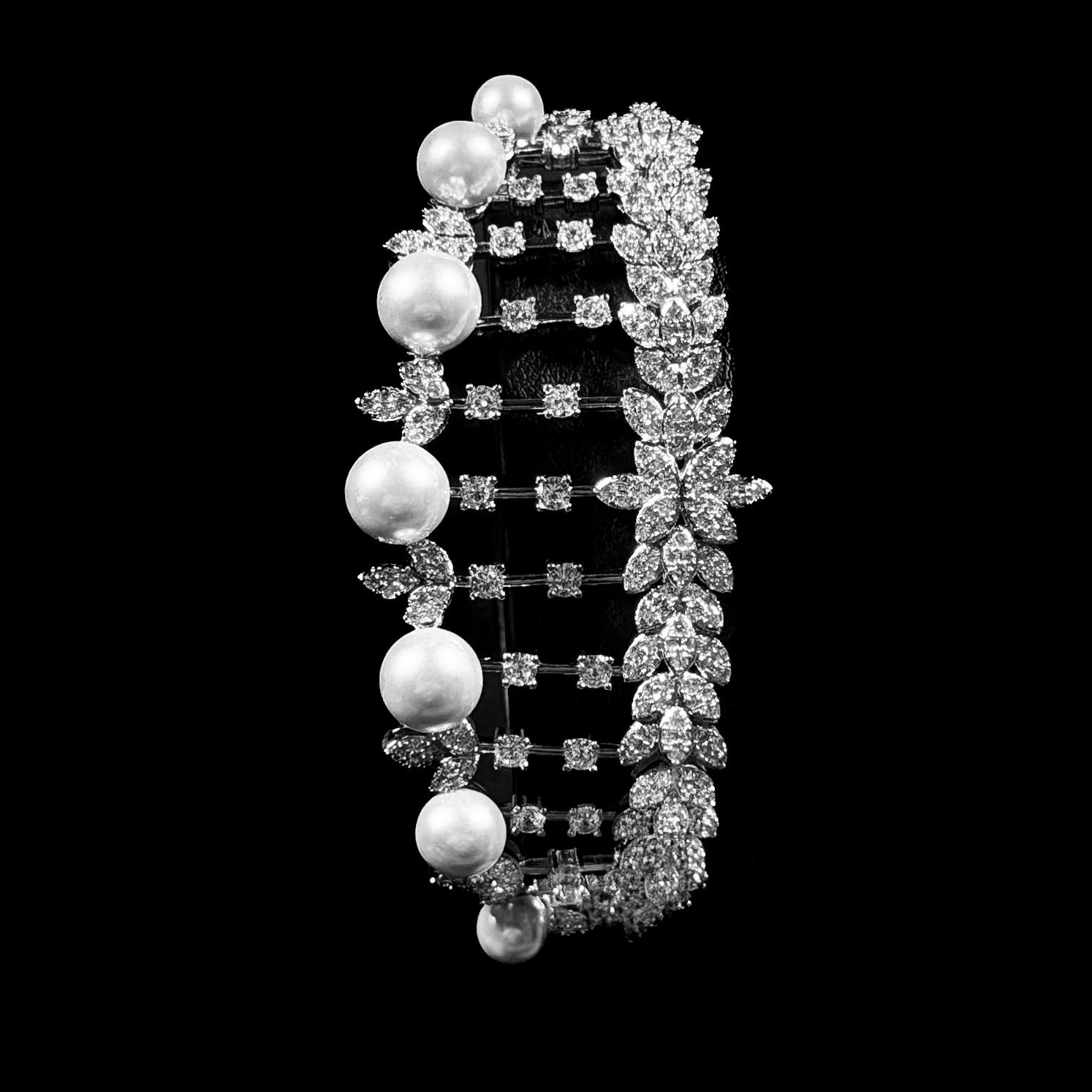 Imperial Pearl Cascade White Zircon Full Set