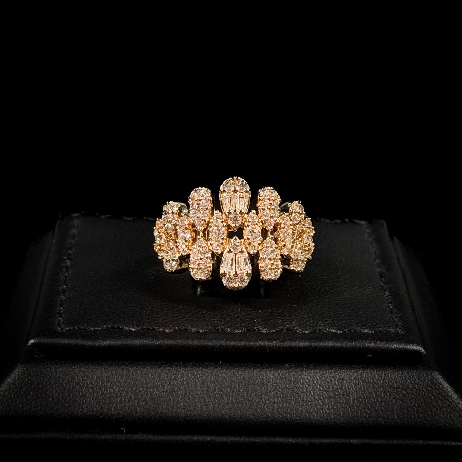 Aurelia Cascade White Zircon - Gold Plated Full Set