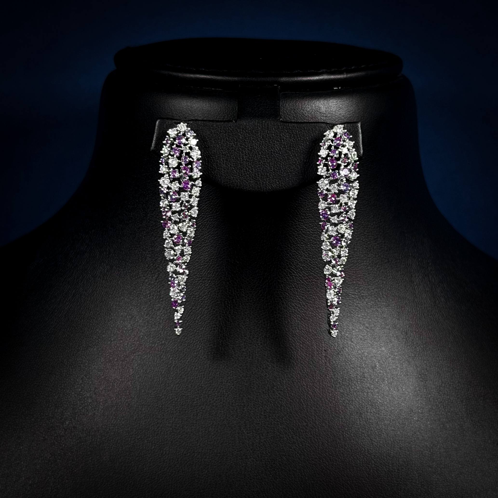 Amethyst Glow Purple Zircon Full Set
