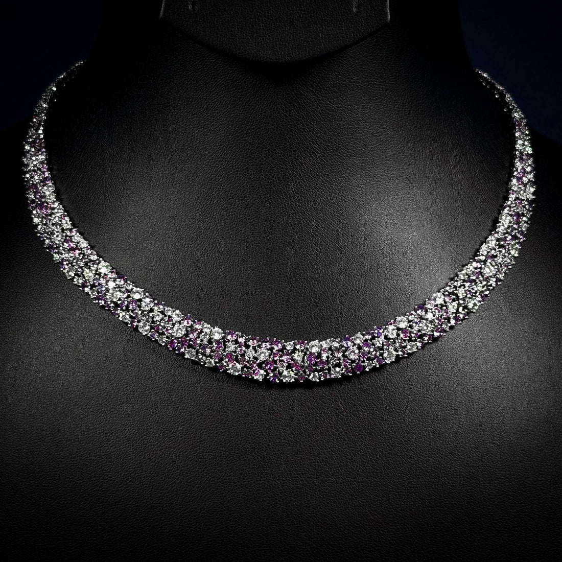 Amethyst Glow Purple Zircon Full Set