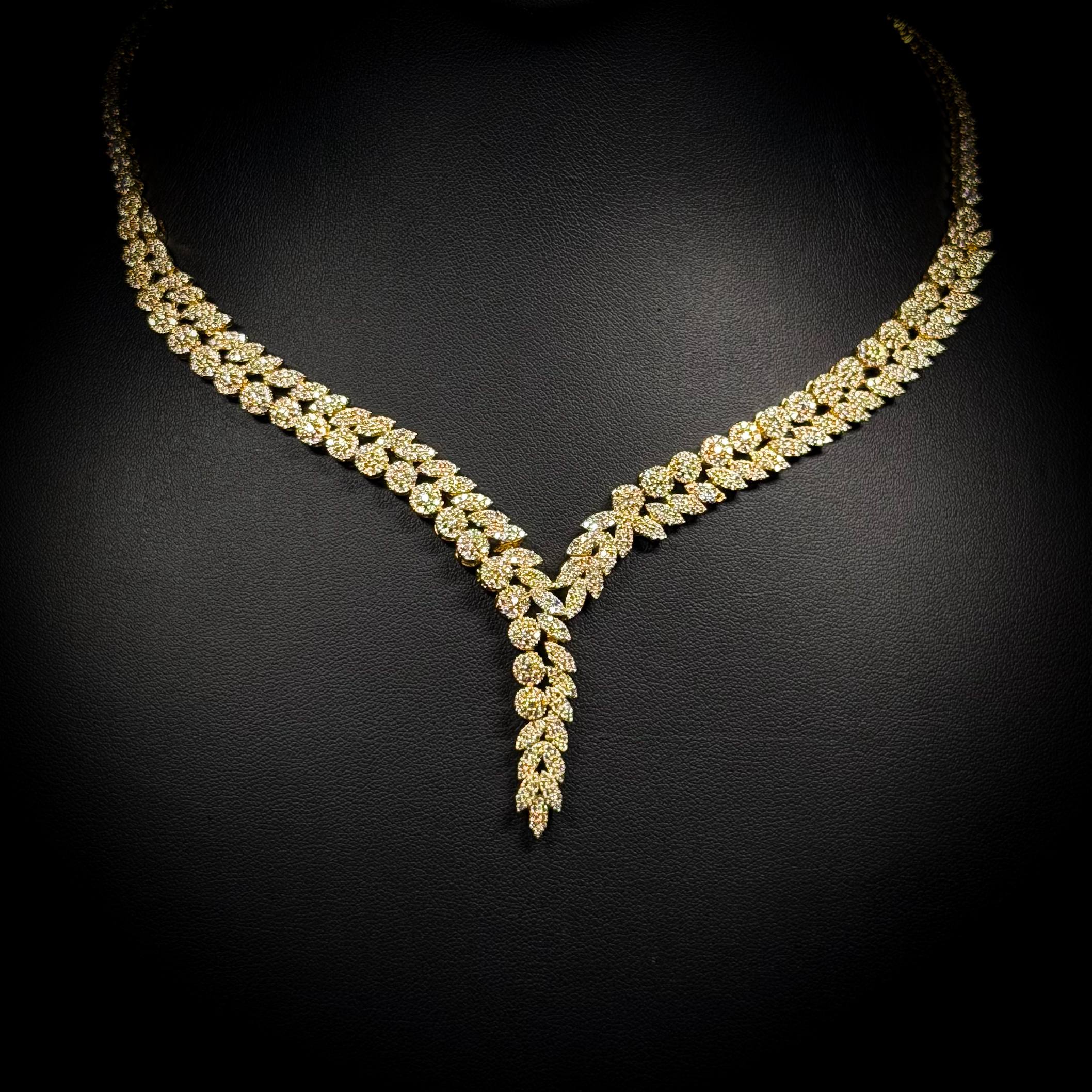 Gilded Laurel White 925 Silver Full Set