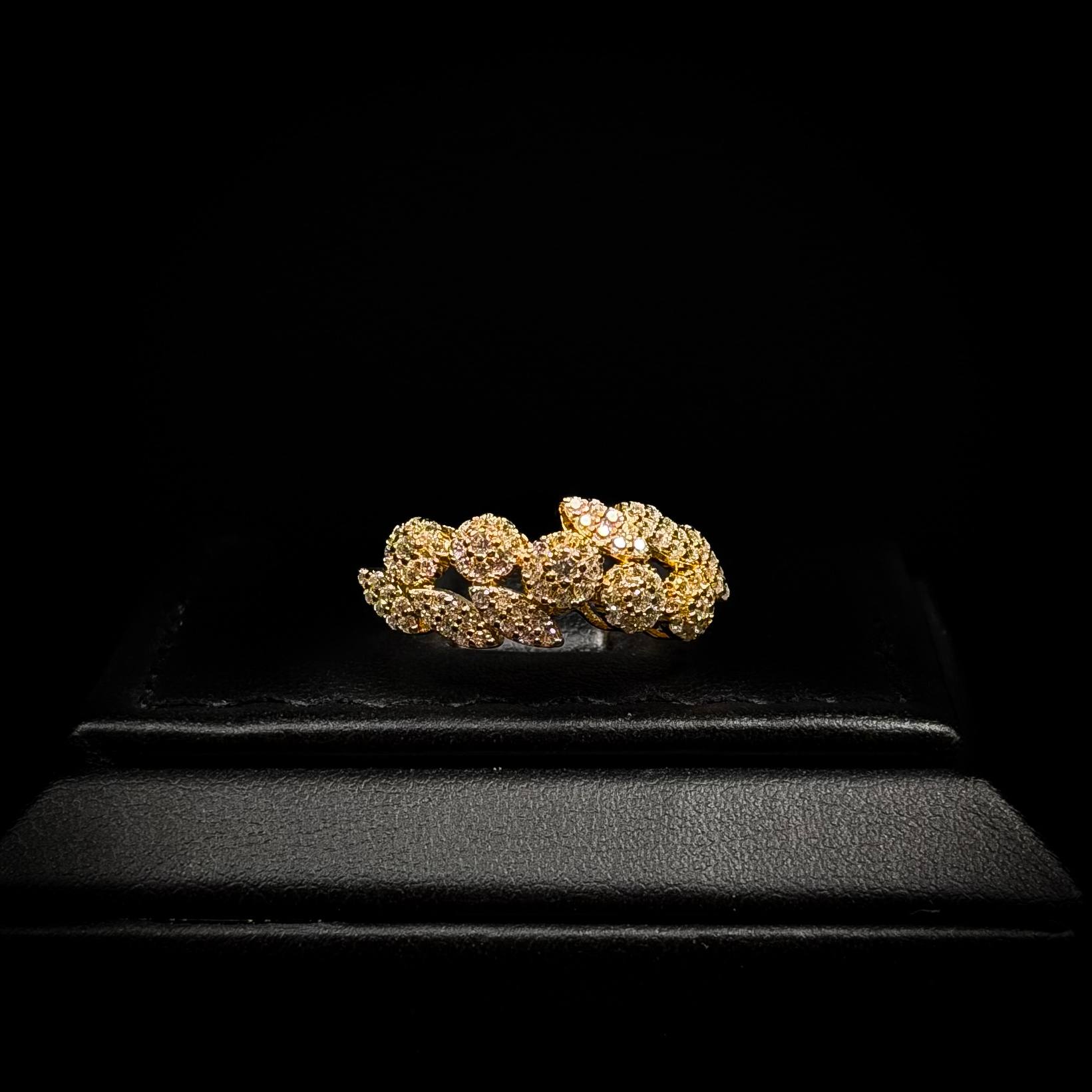 Gilded Laurel White 925 Silver Full Set