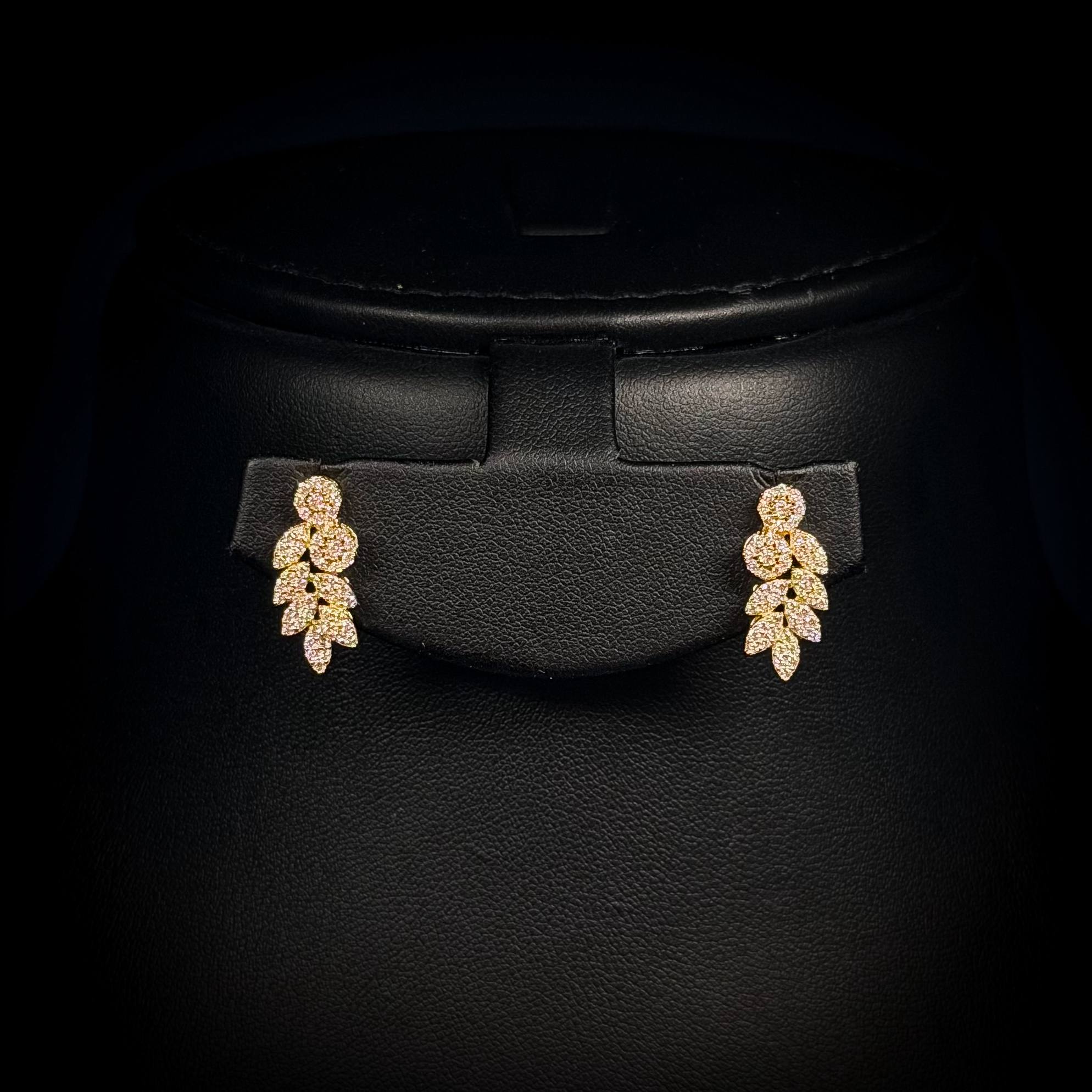Gilded Laurel White 925 Silver Full Set
