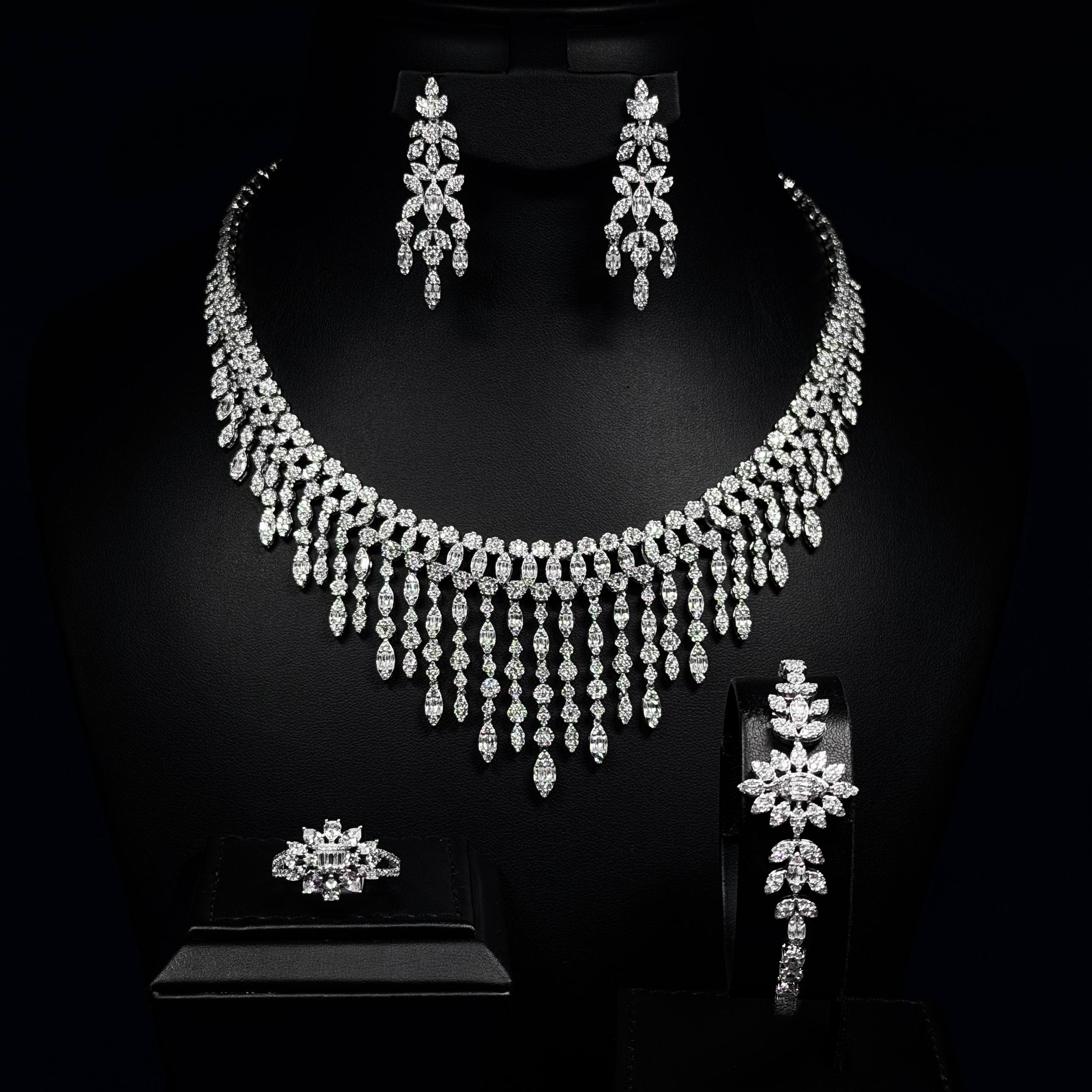 Cascade Lumiere White 925 Silver Full Set