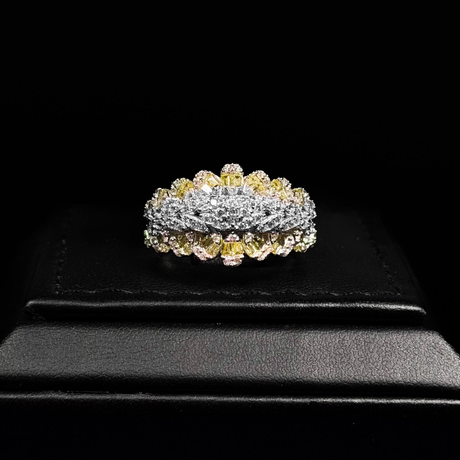 Golden Vine Yellow & White Set 925 Silver