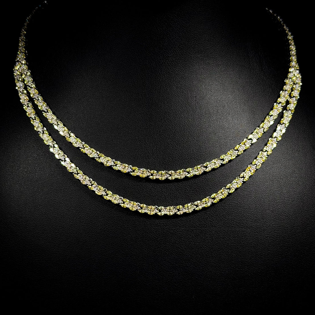 Duo Radiance Yellow & White 925 Silver Full Set