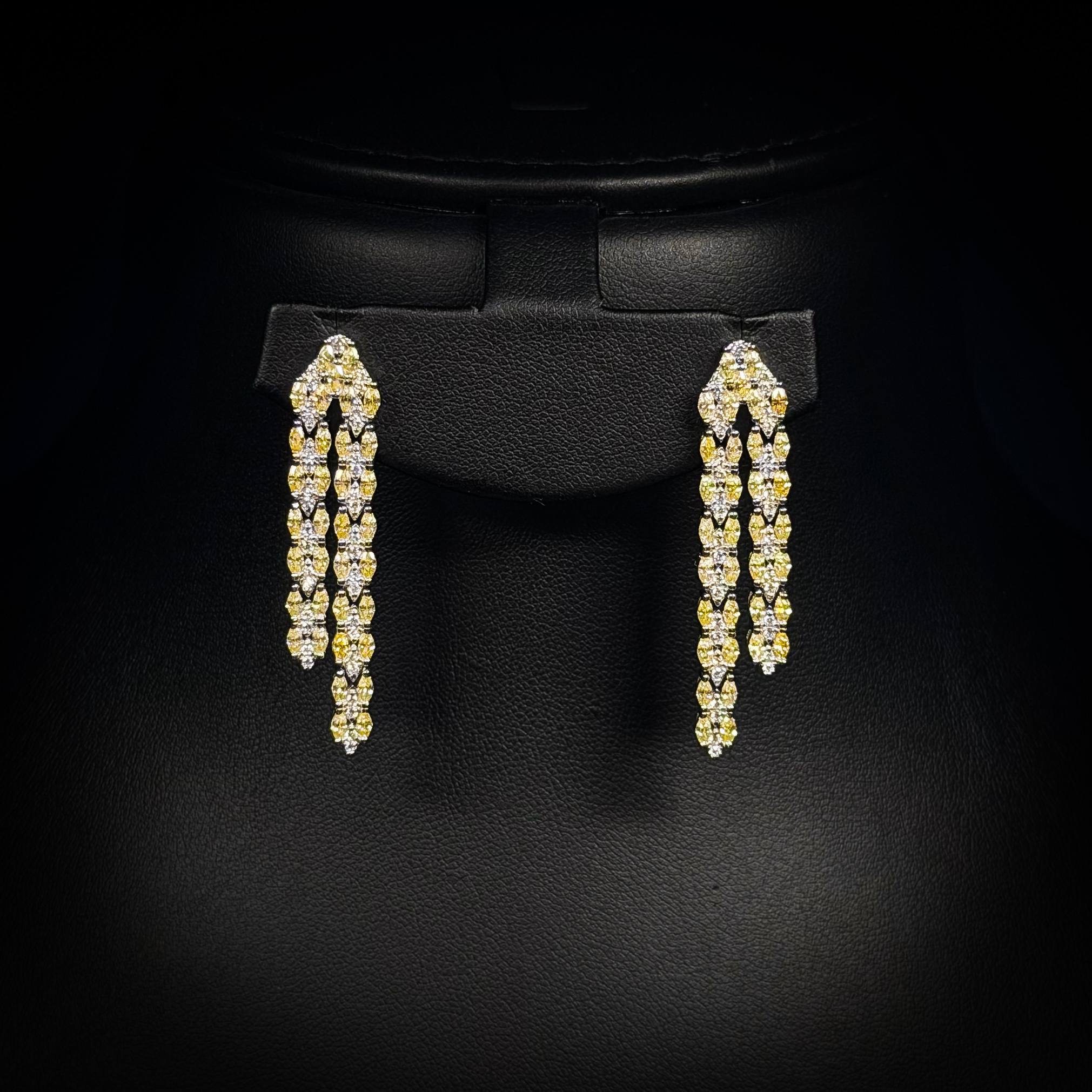 Duo Radiance Yellow & White 925 Silver Full Set