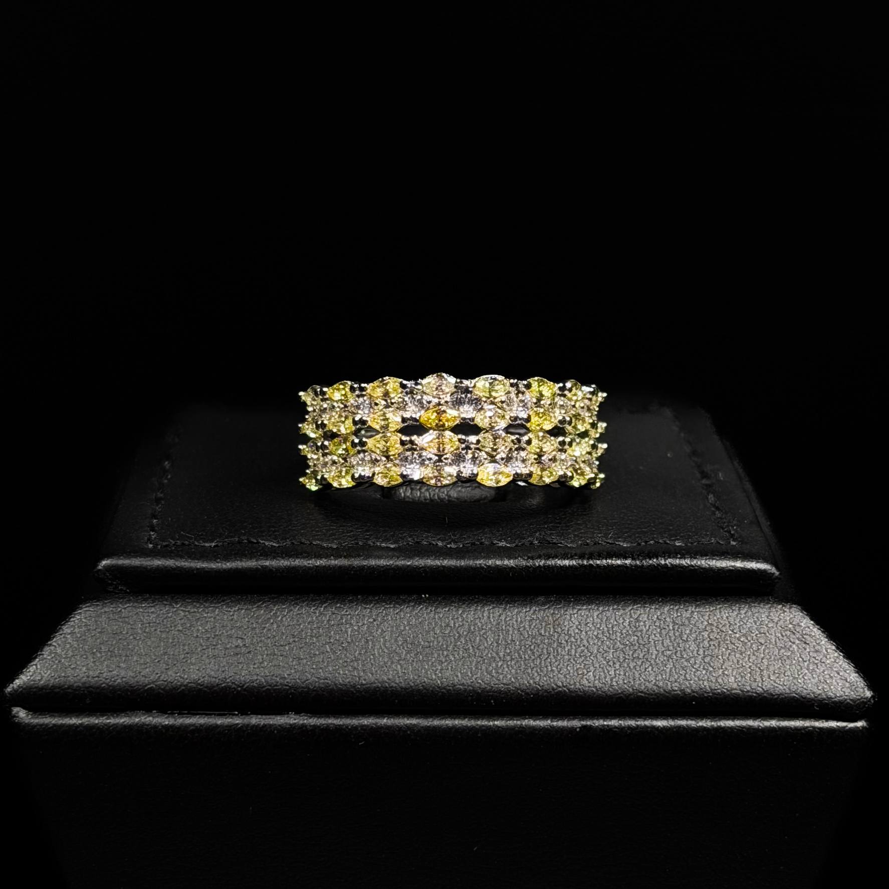 Duo Radiance Yellow & White 925 Silver Full Set