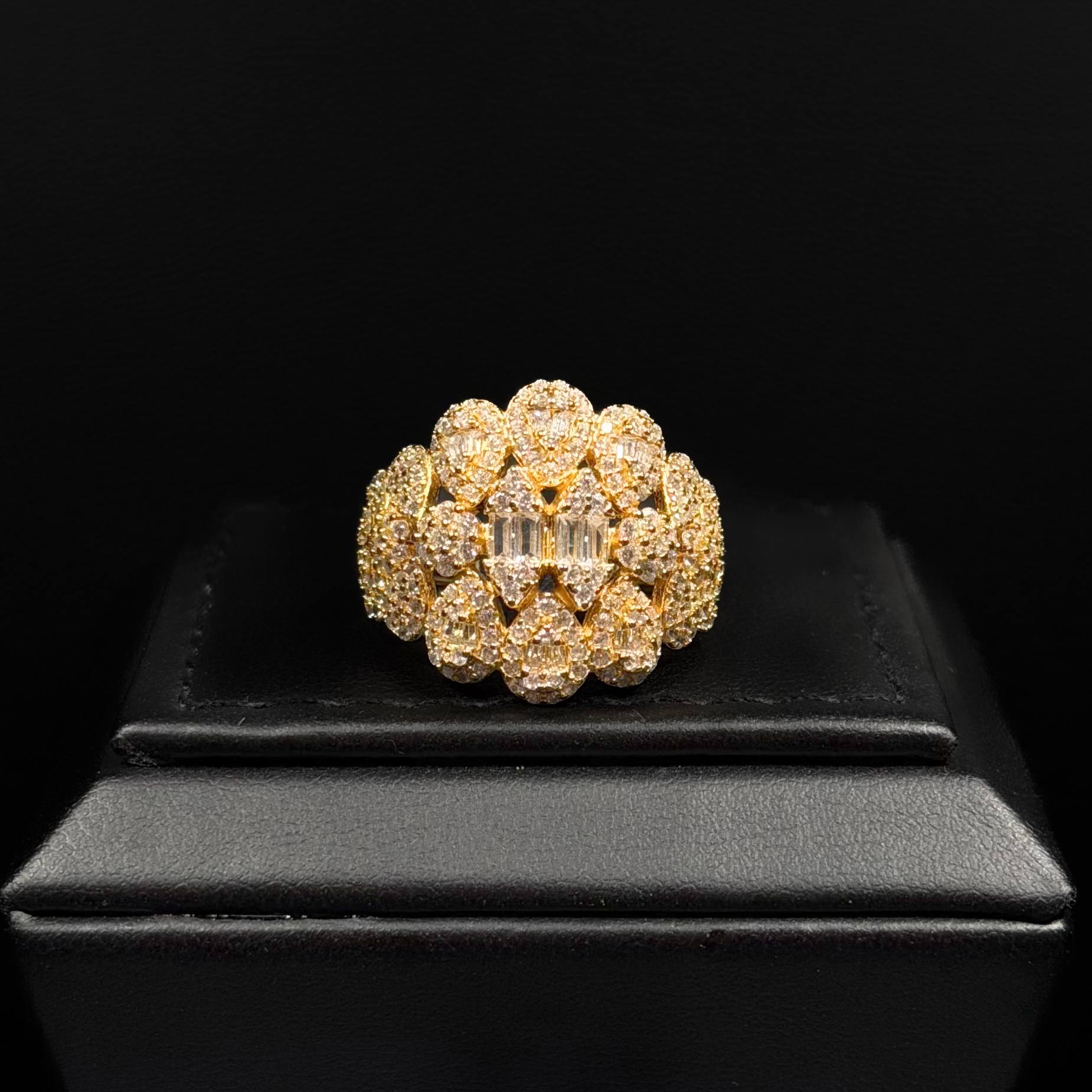 Regency Teardrop Golden 925 Silver Full Set