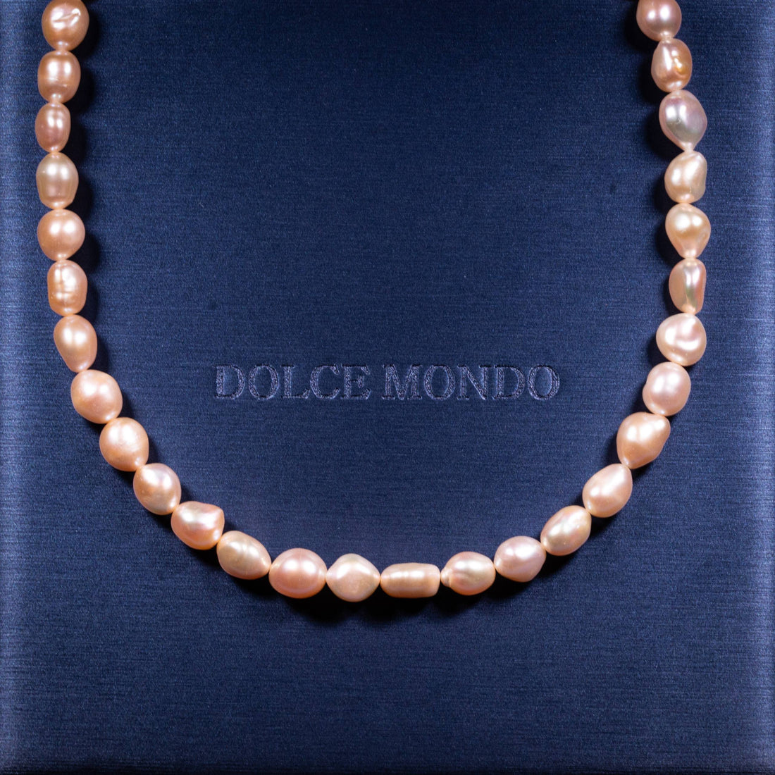 Dolce Mondo Blush Baroque Freshwater Pearl Necklace