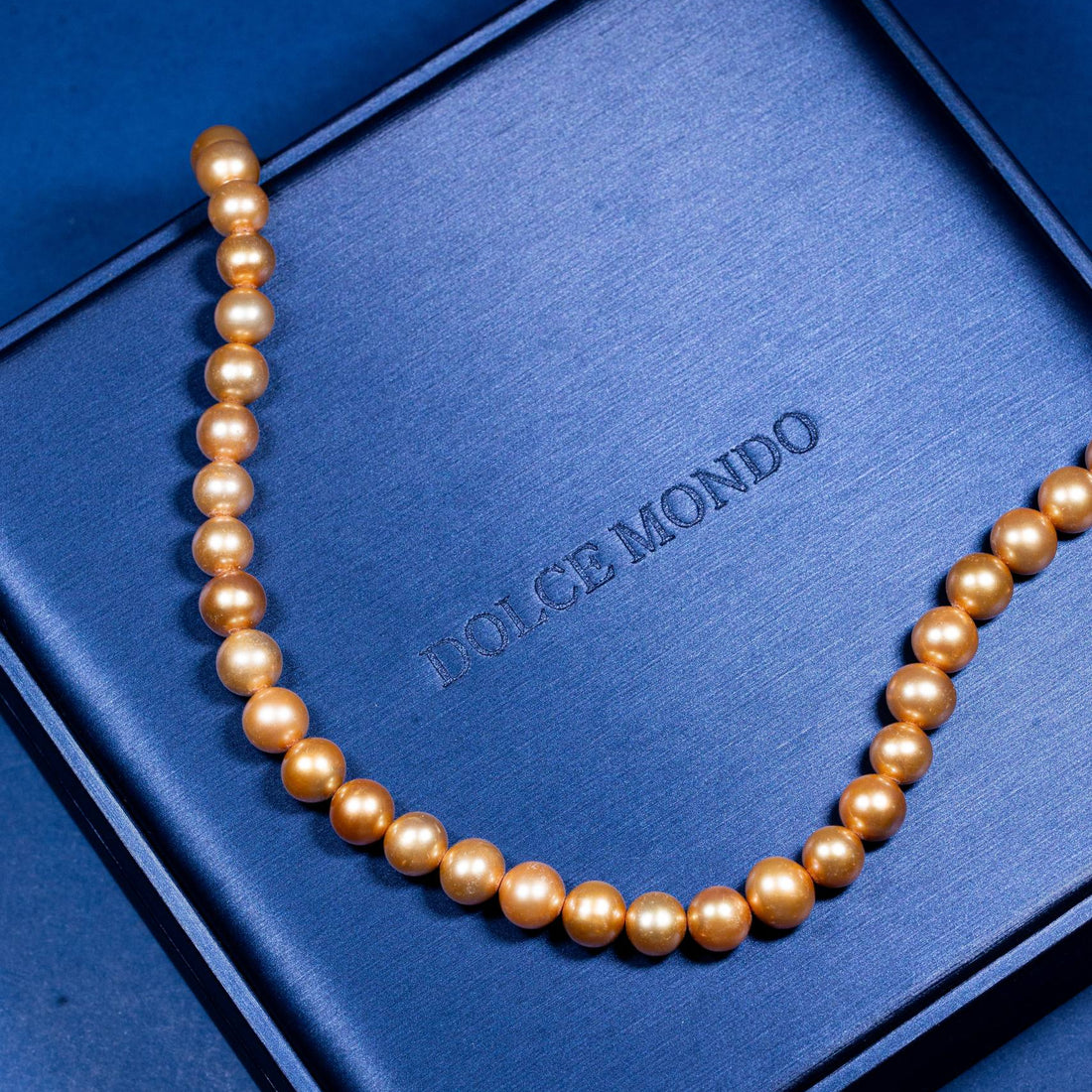 Dolce Mondo Golden Freshwater Pearl Necklace