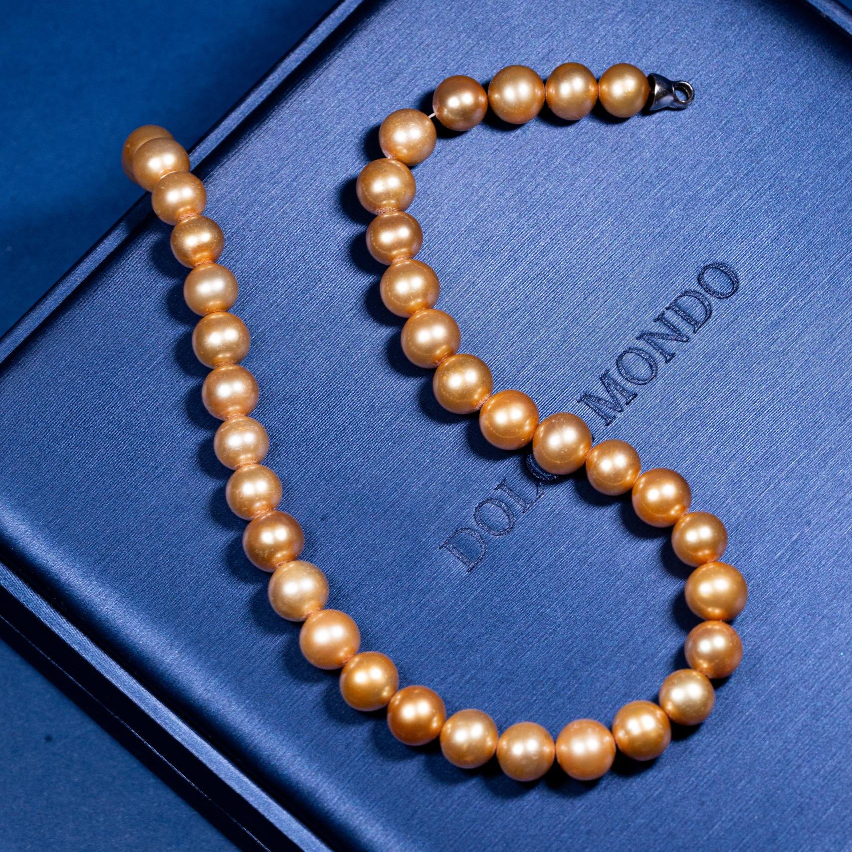 Dolce Mondo Golden Freshwater Pearl Necklace