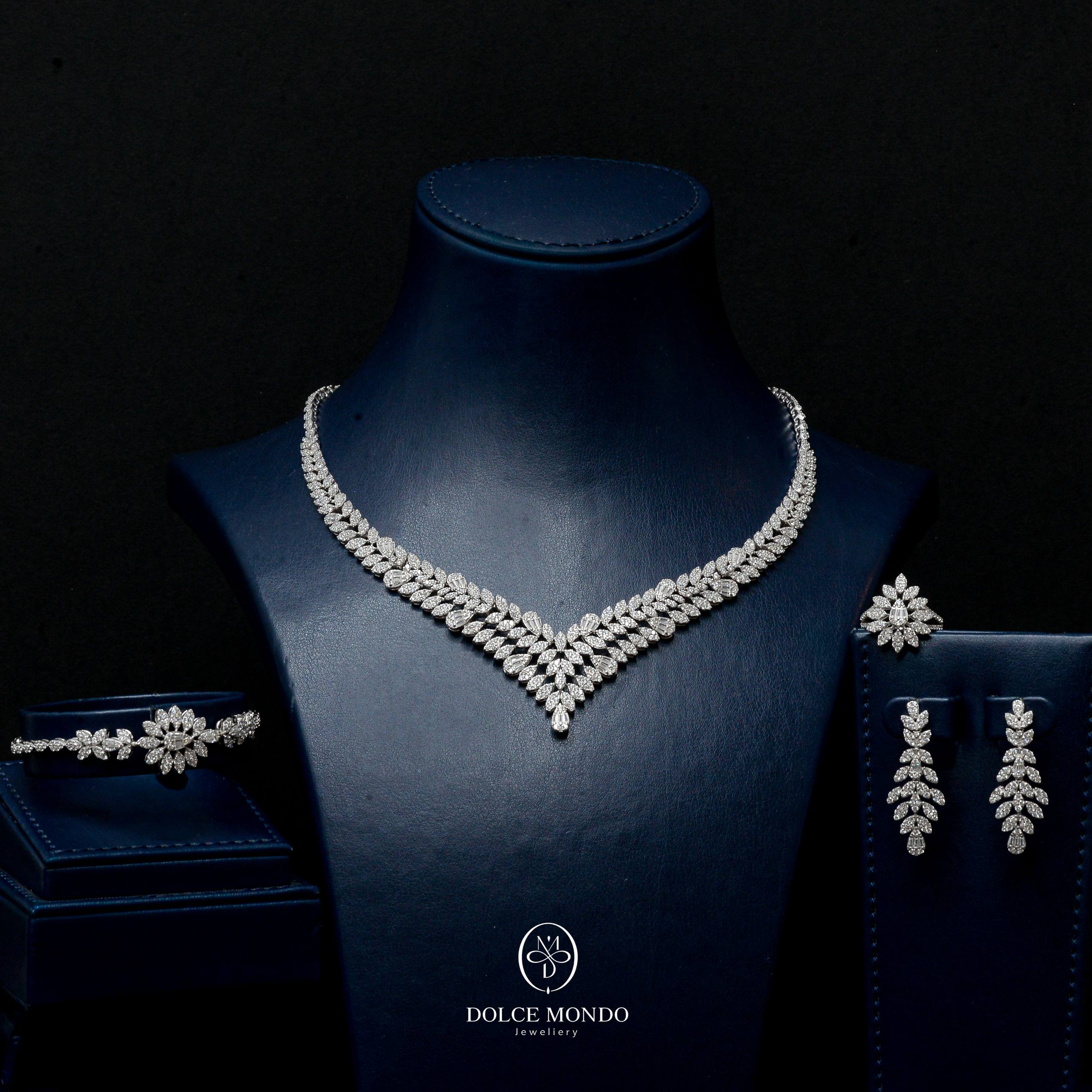 Serene Sparkle Jewelry Set 925 Silver
