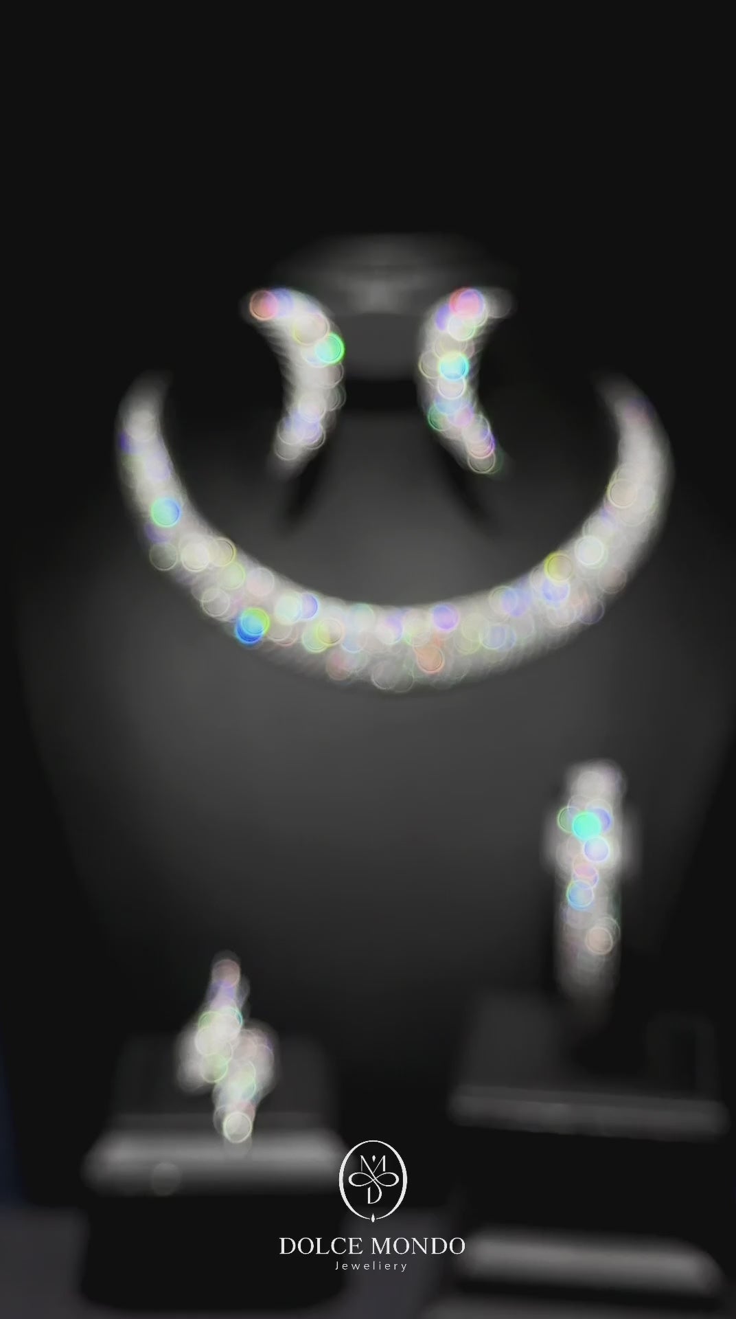 Celestial Feather White Zircon Full Set