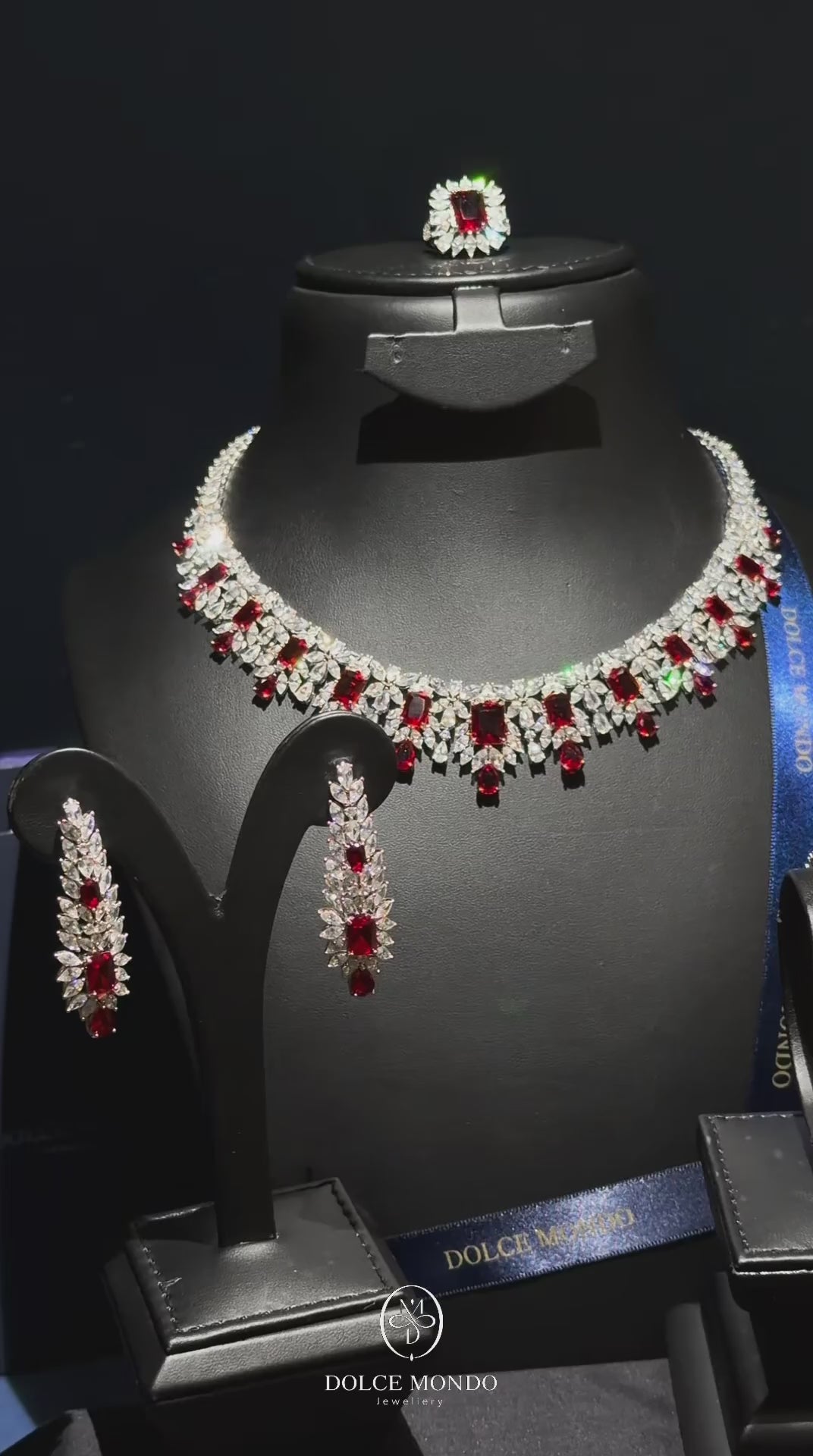Crimson Royale Red Zircon Full Set
