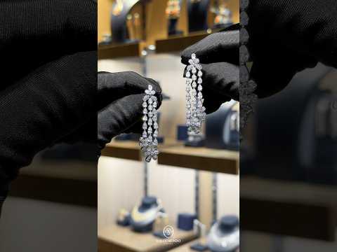Royal Blossom White Zircon Rhodium Plated Fancy Bridal Full Set