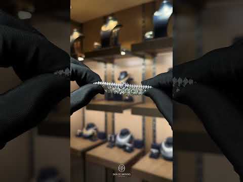 طقم الزركون الأبيض الكامل بتصميم أوريك فرينج