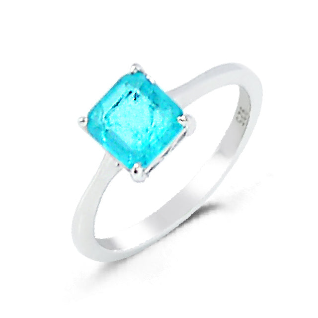 Dolce Mondo Silver Zircon 925 Ring - Sparkle and Elegance for Ladies