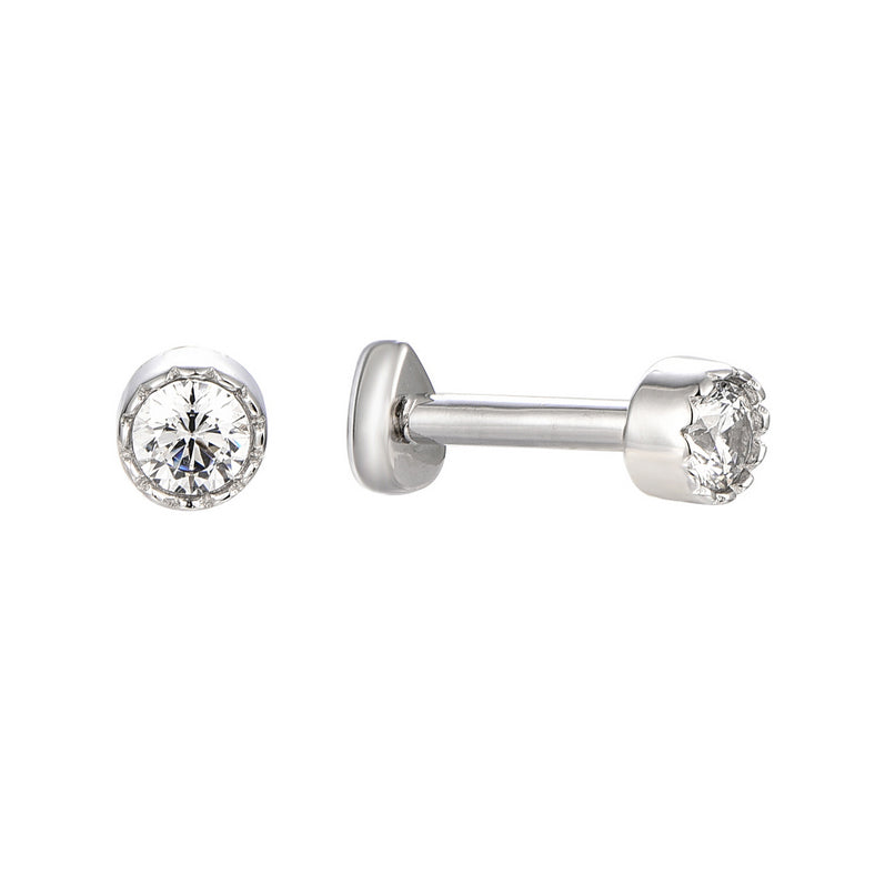 Silver hoop tragus earring  925 sterling silver hoop ring piercing  20  Gauge 8 mm  hypoallergenic tiny thin Ear jewelry  Jolliz
