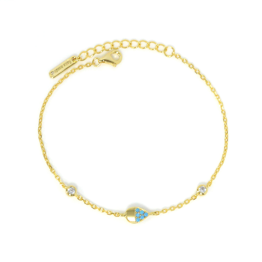 Dolce Mondo Silver Zircon Bracelet For Lady 2223472