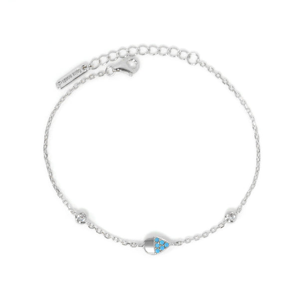 Dolce Mondo Silver Zircon Bracelet For Lady 2223472