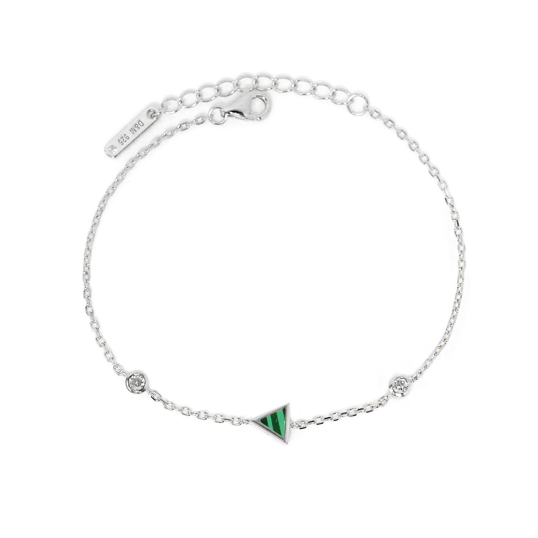 Dolce Mondo Silver Zircon Bracelet For Lady 2223476