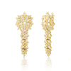 Dazzling Silver 925 Chandelier Earring with High Quality Cubic Zircons